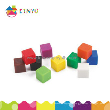 Cubo de cores de centímetros de plástico / 1cm cubos (k006)